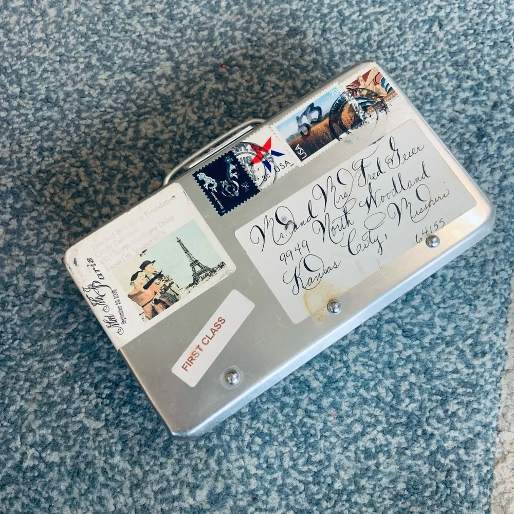Silver Lunchbox/Treasure Box